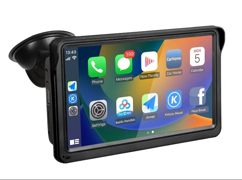 Car Display 7-inch Multimedia Support Wireless Carplay